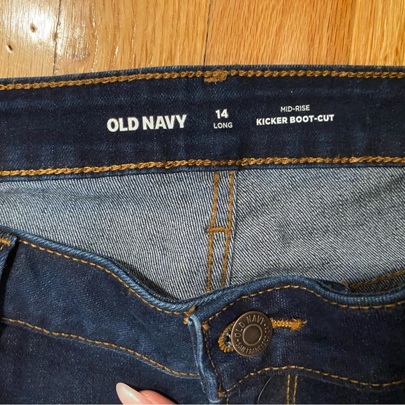 👡💓👀Dark wash midcut Bootcut Jeans - Picture 5 of 6